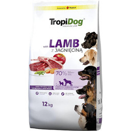 Sucha karma dla psa Premium z jagnięciną