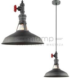 Lampa wisząca Garibaldo MDM-2781/1 GR+BK Italux