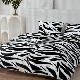 Pościel satynowa dwustronna 200x220 Zebra CW-1562 Premium