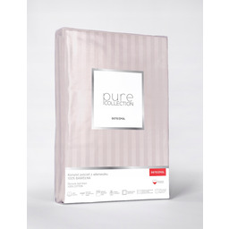 Pościel 220x200 Pudrowy Róż kolekcja Pure adamaszek Detexpol