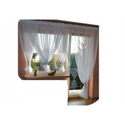 Komplet Balkonowy gotowa firanka500/230 P5-3-3 Upięcia Ażurowe