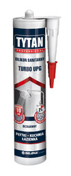 Silikon sanitarny Turbo UPG bezbarwny 280ml Tytan