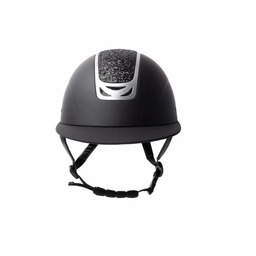 Horze Kask ARIX II CRYSTALS - black/black