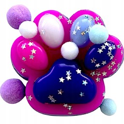 GNIOTEK ANTYSTRESOWY KOCIA ŁAPKA Z POSYPKĄ ZABAWKA SENSORYCZNA