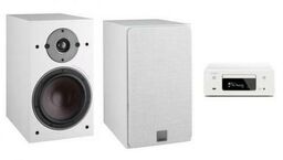 DENON CEOL N-10w + DALI OBERON 1 białe