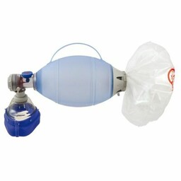 Resuscytator Silikonowy Ambu Oval dla dorosłych z maską