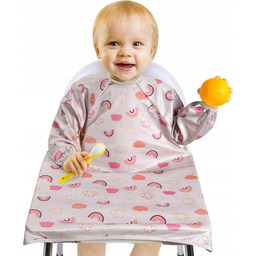 ŚLINIAK Z DŁUGIM RĘKAWEM DLA DZIECI DO KARMIENIA