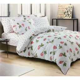 Pościel 200x220 4cz Premium 100% bawełna satynowa CW-842