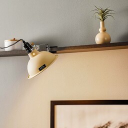 FARO BARCELONA design lampa z klipsem Pepper beżowa