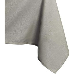 AmeliaHome Obrus plamoodporny błyszczący owalny 140x220 cm cappuccino