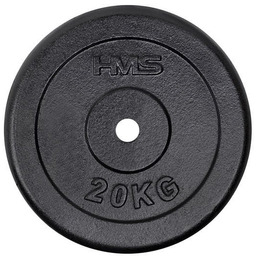 Obciążenie talerz czarny TCZ20 HMS 20 kg