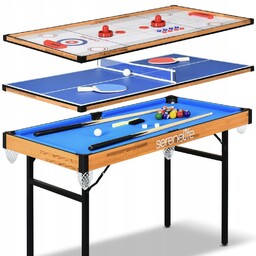 Stół Do Gry 3W1 Cymbergaj Ping Pong Bilard