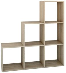 Regał do salonu, pokoju, schodkowy, step, 115x30x115 cm,