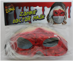 Maska lateksowa Zombie Doktor - 1 szt.