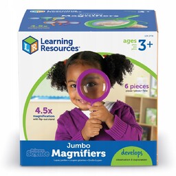 Duża Lupa 4,5x Zestaw 6 szt. pudełko Learning