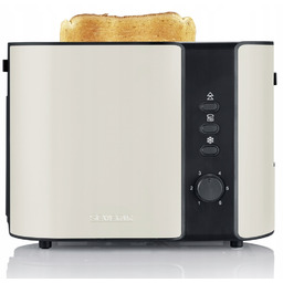 Toster 800W Ruszt Do Bułek Kremowy Stal Szlachetna