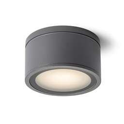 MERIDO lampa sufitowa plafon antracyt łazienkowa, hermetycznaIP54 metal