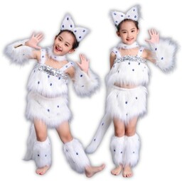 PRZEBRANIE STRÓJ KOTA KOT KOTEK FURRY OGON USZY