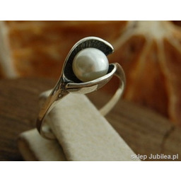 FESTA - srebrny pierścionek z perłami
