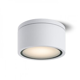 MERIDO lampa sufitowa biała łazienkowa, zewnętrzna, IP54, biały,