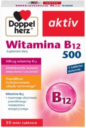 Doppelherz aktiv Witamina B12 500, 30 tabletek