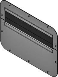 FP-AX-BES-U 301 221 44104 Dzielona płyta kołnierzowa