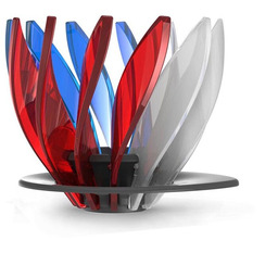 Dripper Hario V60 SUIREN - Biało-Niebiesko-Czerwony