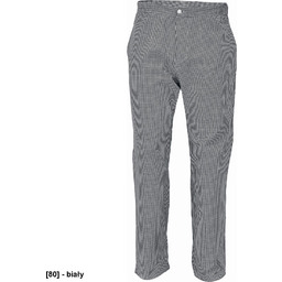 PEPITO spodnie w czarnobiałą kratkę 46