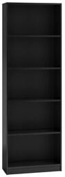 Regał, szafka, biblioteczka, R40, 40x30x182 cm, czerń, mat