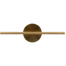 Lampa Ścienna UMAGE, Omni, ściemnialny, złoty mosiężny, salon,