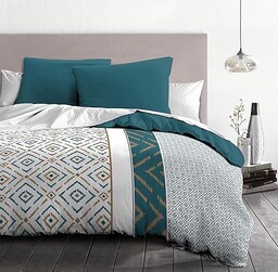 Home Linge Passion Komplet pościeli 220x240 etno niebieski
