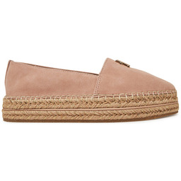 Espadryle Tommy Hilfiger Suede Platform Espadrille FW0FW08586 Beżowy