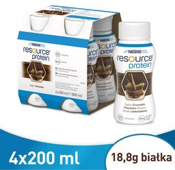 Resource Protein smak czekoladowy, 4x200ml