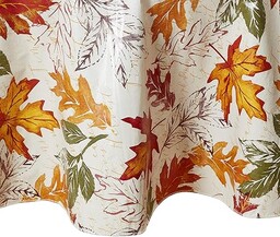 Elrene Home Fashions Harvest Vintage Liście Wodoodporny