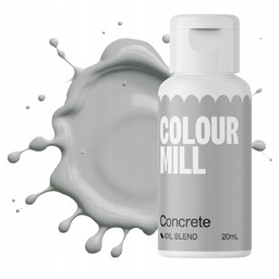 Barwnik olejowy do mas tłustych kremu czekolady szary