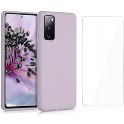 Etui Icon Violet + Szkło do Samsung Galaxy
