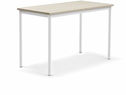 Stół SONITUS PLUS, 1200x600x760 mm, laminat HPL jesion,