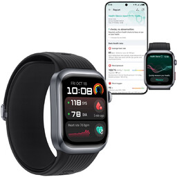 SMARTWATCH HUAWEI WATCH D2 CZARNY POMIAR CIŚNIENIA LEKKI