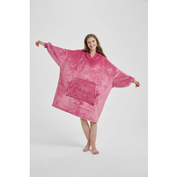 Spod Igły I Nitki Kocobluza Hoodie pudrowa