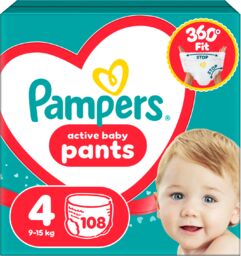 Pampers Active Baby Pants 4 (9-15 kg), pieluchomajtki,