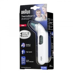 Braun Termometr do ucha IRT3030 (Podczerwień; kolor biały)