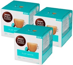 ZESTAW Kapsułki Nescafé Dolce Gusto Flat White 3x16