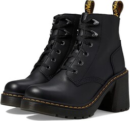 Dr. Martens Jesy 6 Tie Boot Fashion, Black