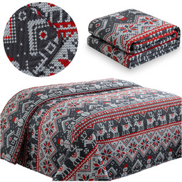 Narzuta 170 x 210 Tłoczona Świąteczna Levent 2960