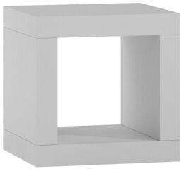 Regał komorowy, szafka, kalax, 1x1, 42x38x42 cm, biel,