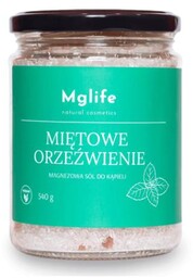 Mglife Magnezowa sól do kąpieli Miętowe orzeźwienie, 540g