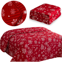 Narzuta 200 x 220 Tłoczona Świąteczna Levent 2958