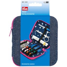Prym Zestaw do szycia denim zamek błyskawiczny różowy,