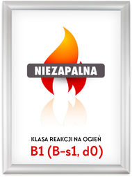 Rama zatrzaskowa owz A3 niezapalna, ognioodporna