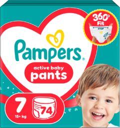Pampers Active Baby Pants 7 (15+ kg), pieluchomajtki,
